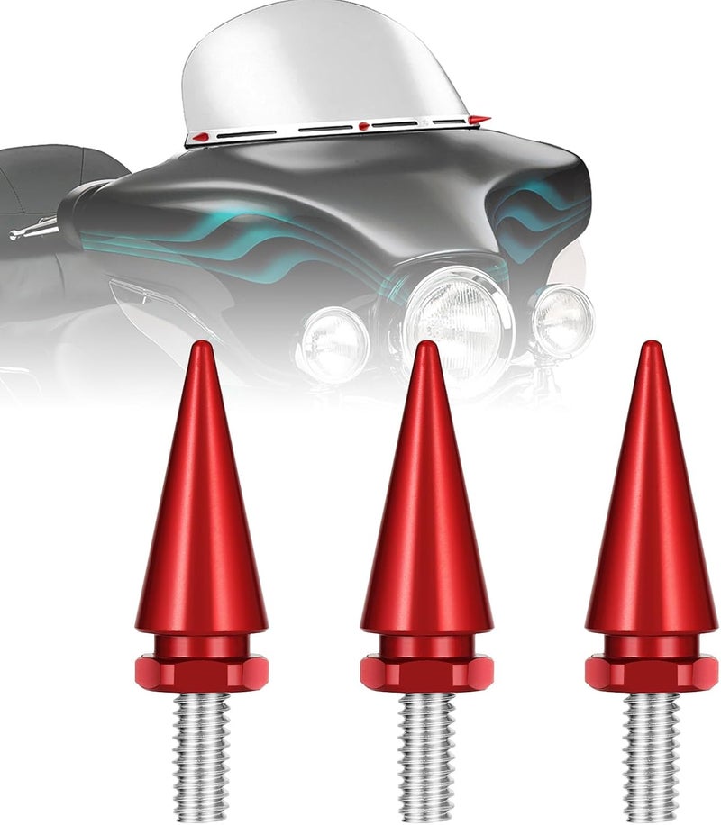 AEEAST Red Motorcycle Fairing Bolts Compatible for Harley Touring Street Glide Electra Glide Ultra Limited 1996-2013 - Image 1